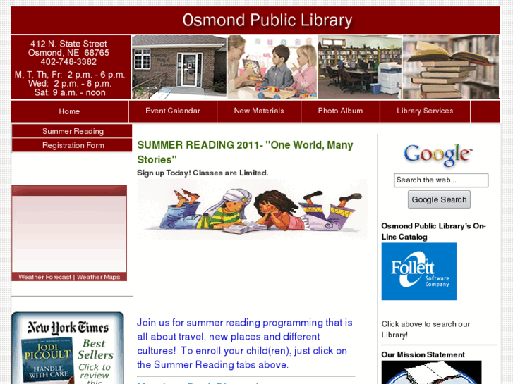 www.osmondlibrary.com