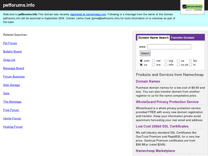 www.petforums.info