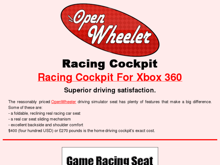 www.racingcockpitforxbox360.com