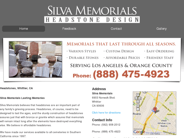 www.silvamemorials.com