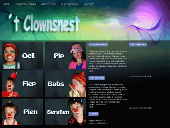 www.clownsnest.nl