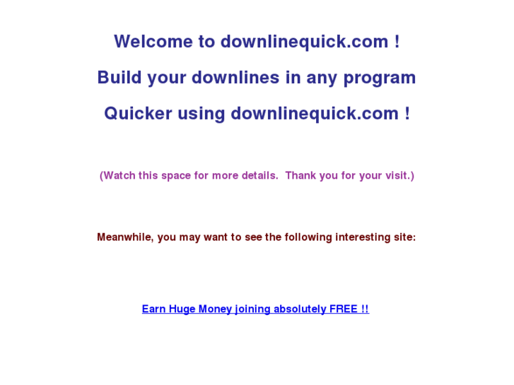 www.downlinequick.com