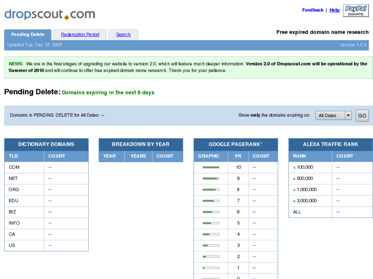 www.dropscout.net