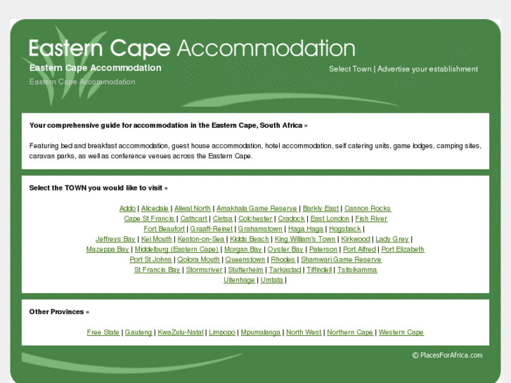 www.eastern-cape-accommodation.co.za