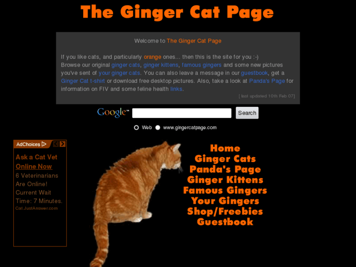 www.gingercatpage.com