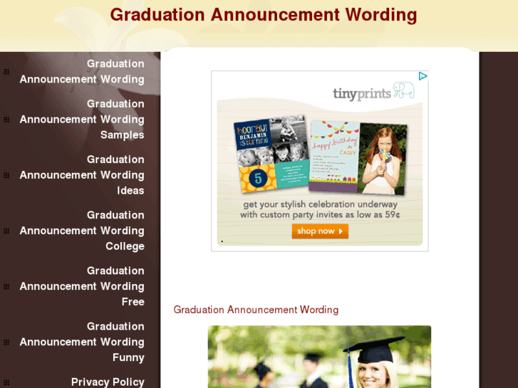 www.graduationannouncement-wording.com