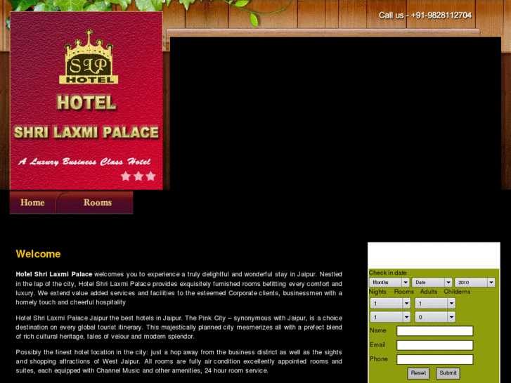 www.hotelshrilaxmipalace.com