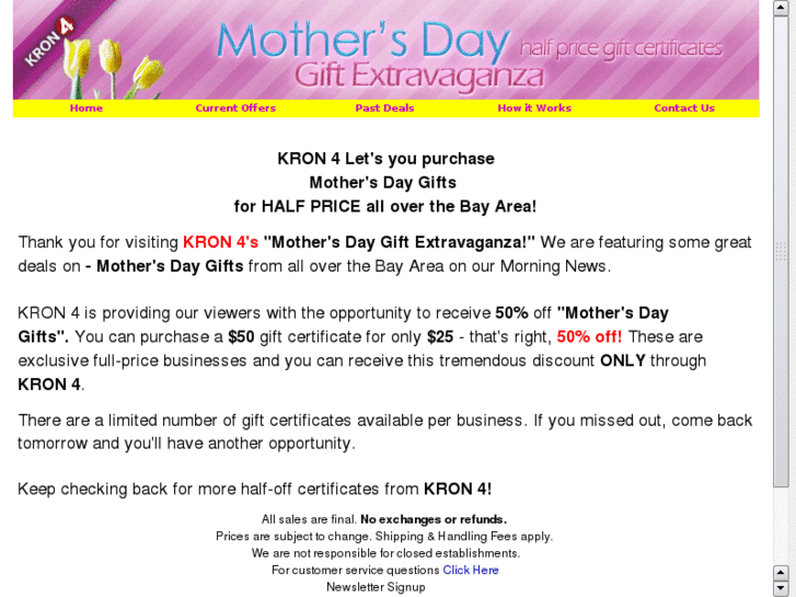 www.kronmothersday.com