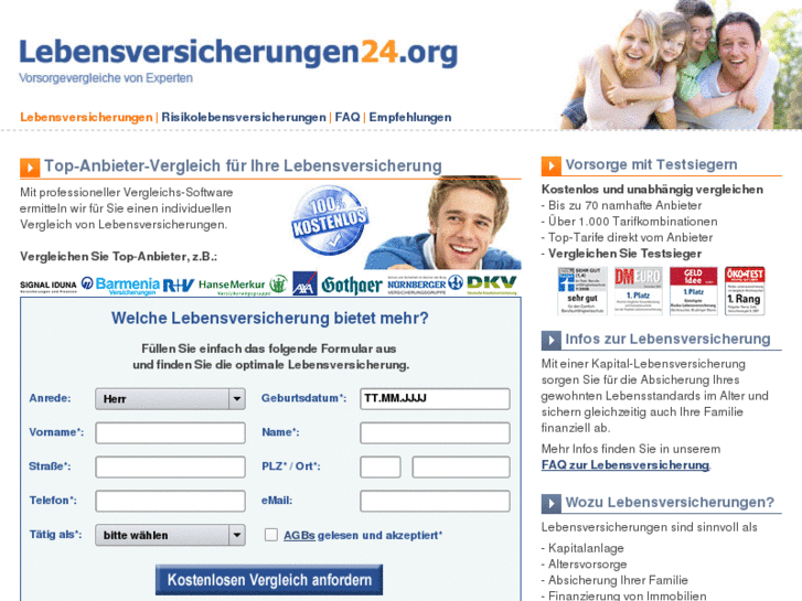 www.lebensversicherungen24.org