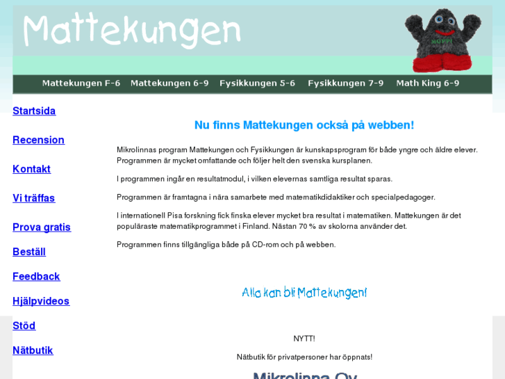 www.mattekungen.se