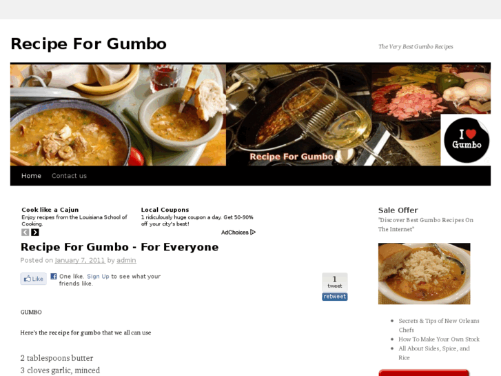 www.recipeforgumbo.com