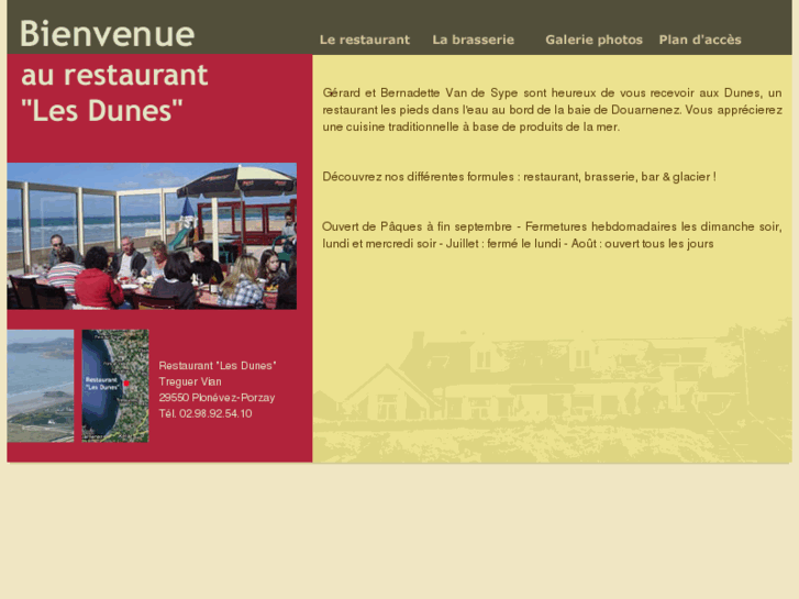 www.restaurantlesdunes.com