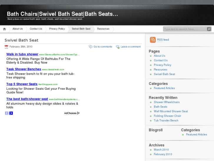 www.swivelbathseat.com