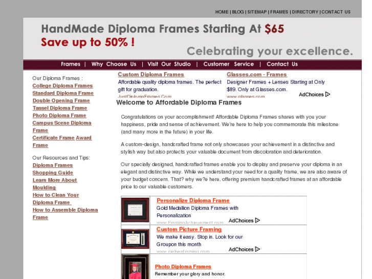 www.affordablediplomaframes.com