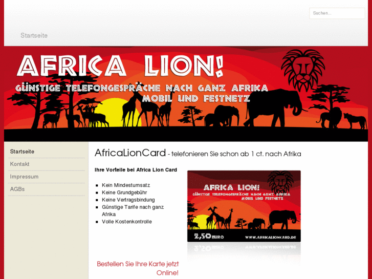 www.africalioncard.com