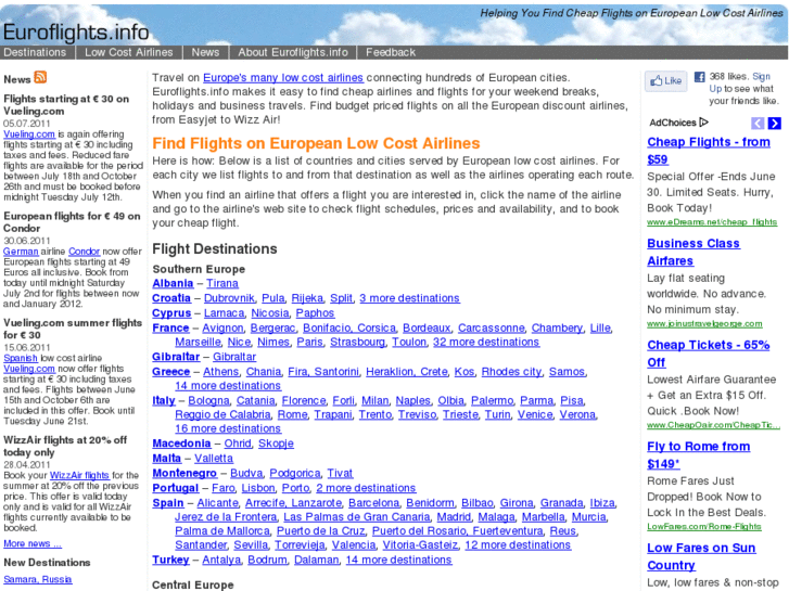www.euroflights.es