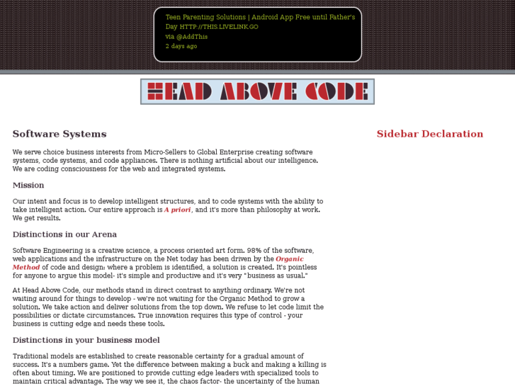 www.headabovecode.com