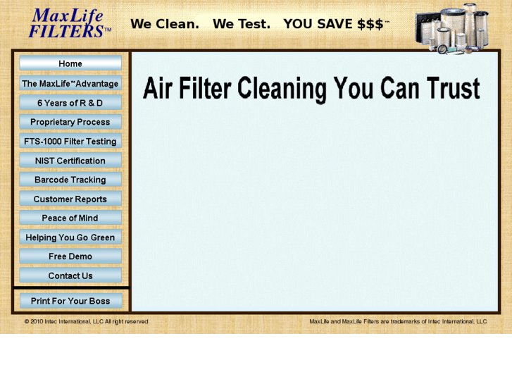 www.maxlifefilters.com