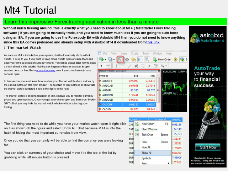 www.mt4tutorial.com