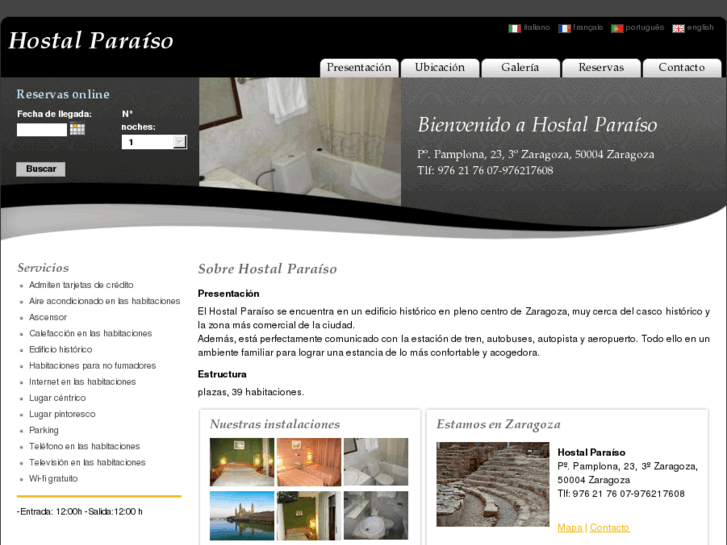 www.paraiso-hostal.com