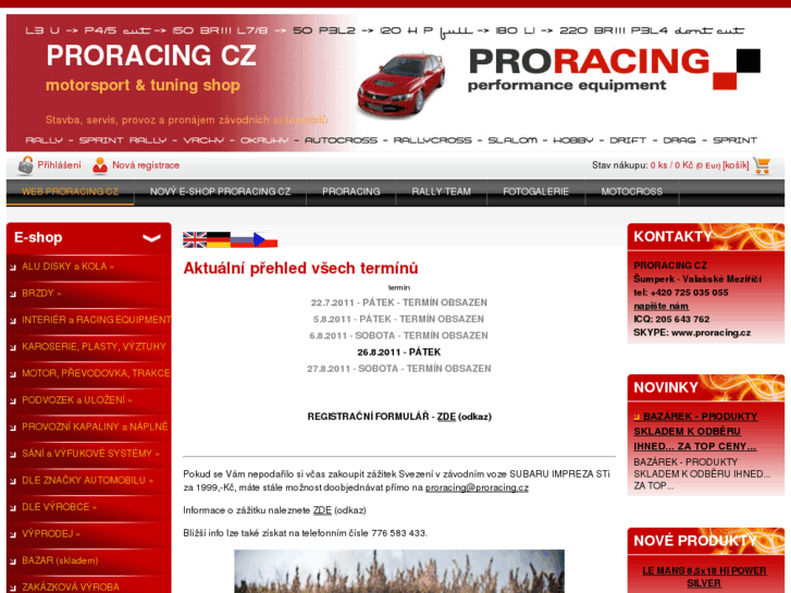 www.proracing.cz