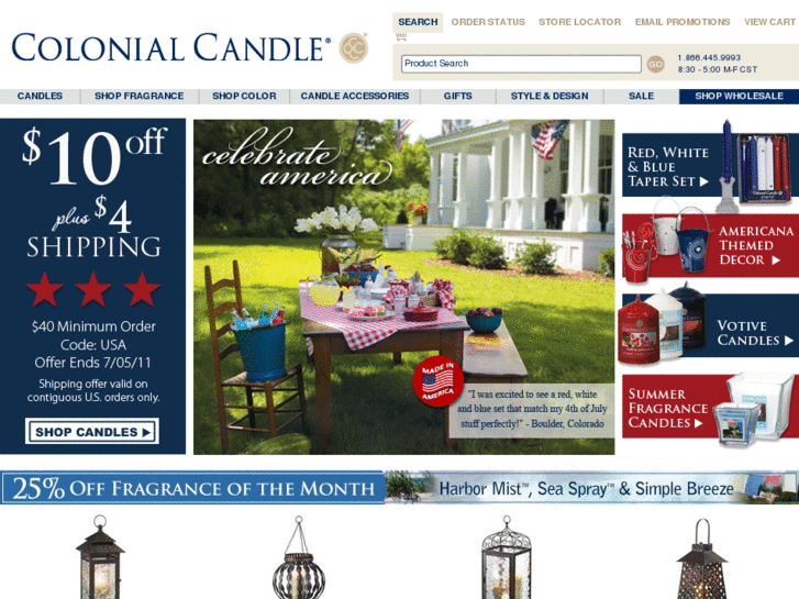 www.shopcolonialcandle.com