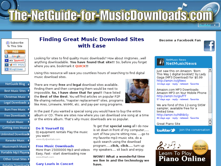 www.the-netguide-for-musicdownloads.com