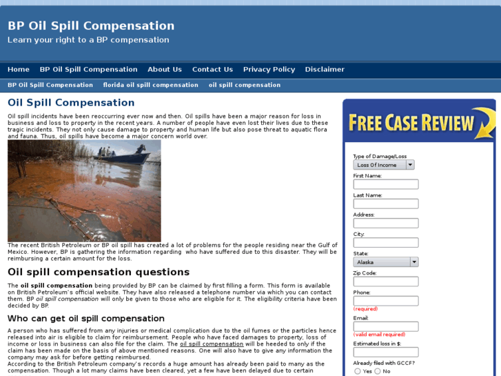 www.bp-oil-spill-compensation.com