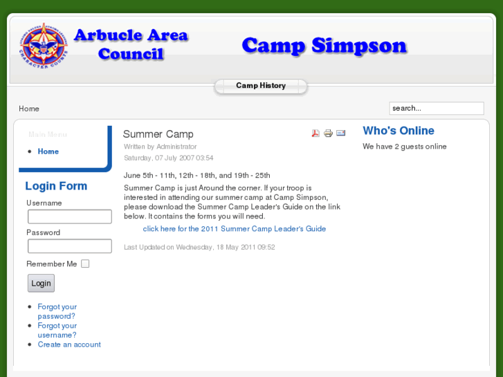 www.campsimpson.com