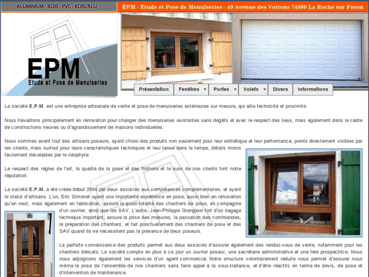 www.fenetres-portes-volets-epm-74.com