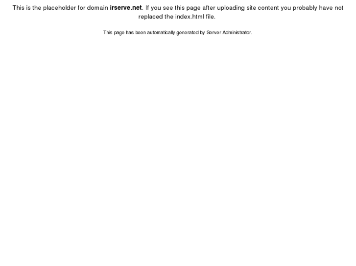 www.irserve.net
