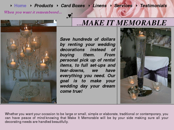 www.makeitmemorable.net