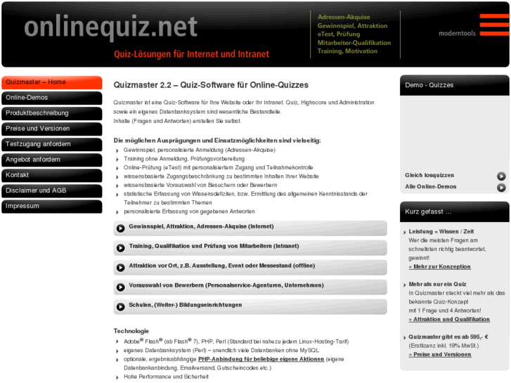 www.onlinequiz.net