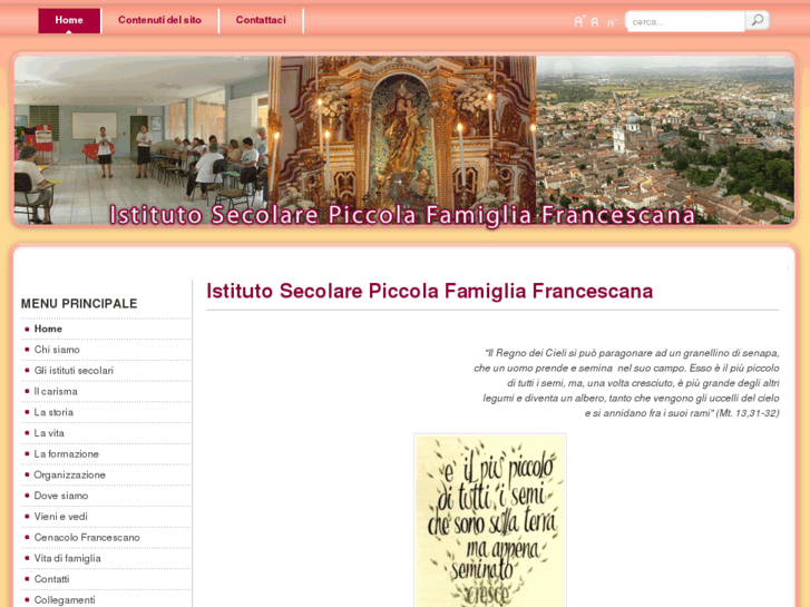 www.piccolafamigliafrancescana.com