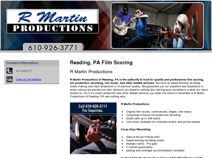 www.rmartinproductions.com