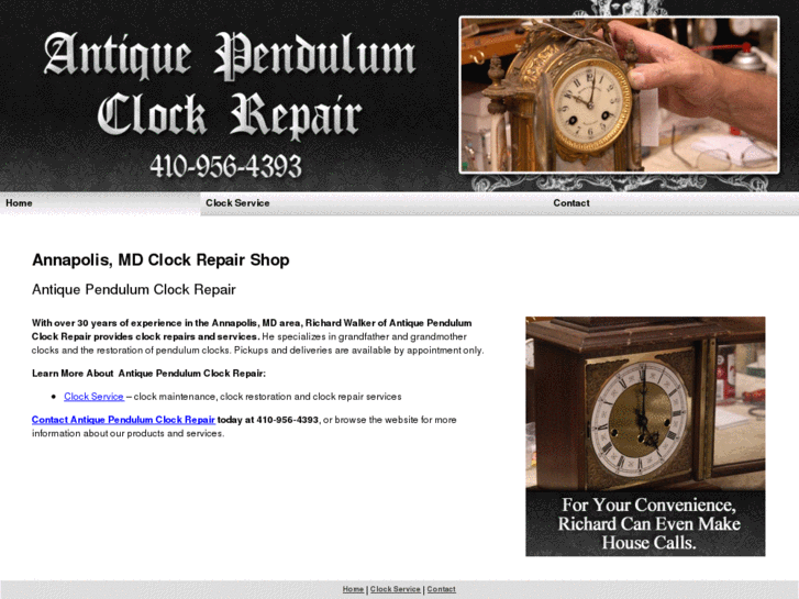 www.antiquependulumclockrepairmd.com