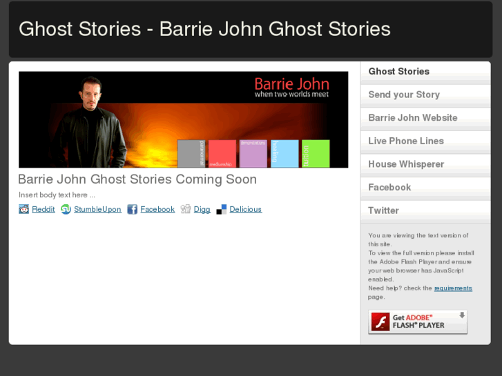 www.barriejohnghoststories.com