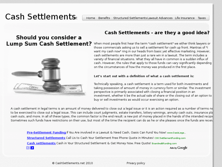 www.cashsettlements.net