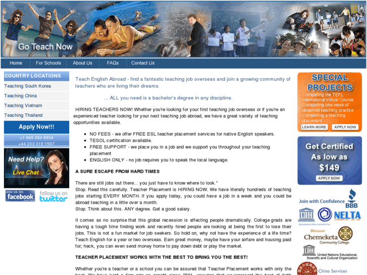 www.guaranteedenglishteachingjobsabroad.com