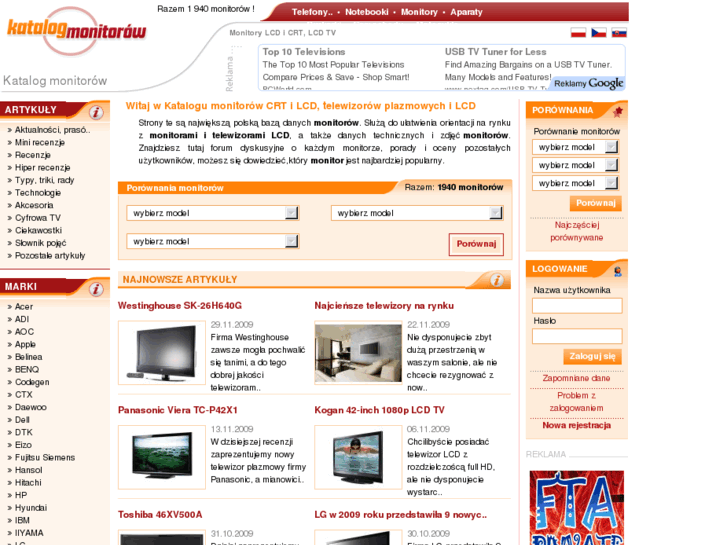 www.katalog-monitorow.pl