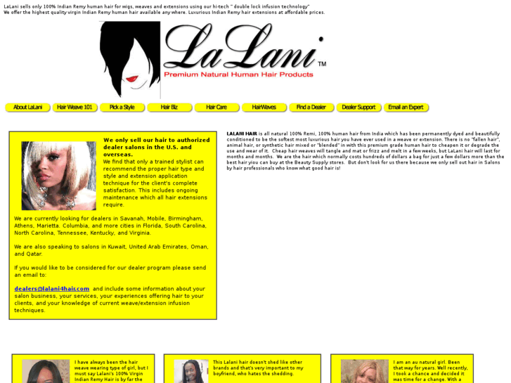 www.lalani4hair.com