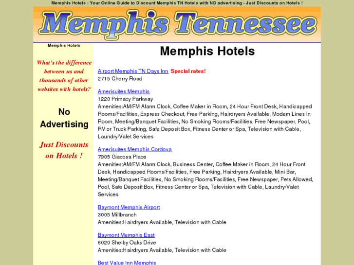 www.memphishotels.org