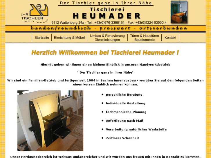 www.tischlerei-heumader.com