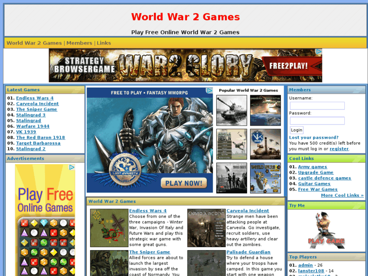 www.worldwar2games.org