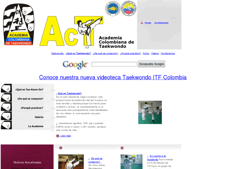 www.academiacolombianadetaekwondo.com