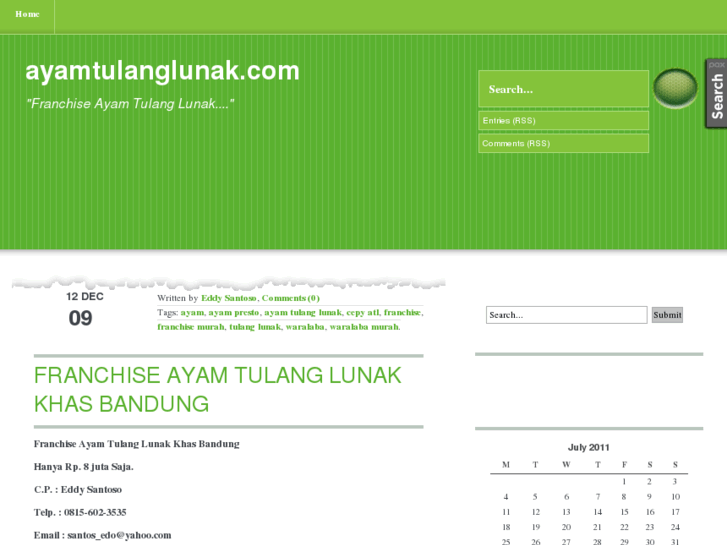 www.ayamtulanglunak.com