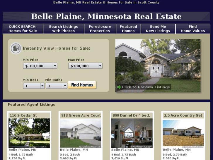 www.belleplaine-realestate.com