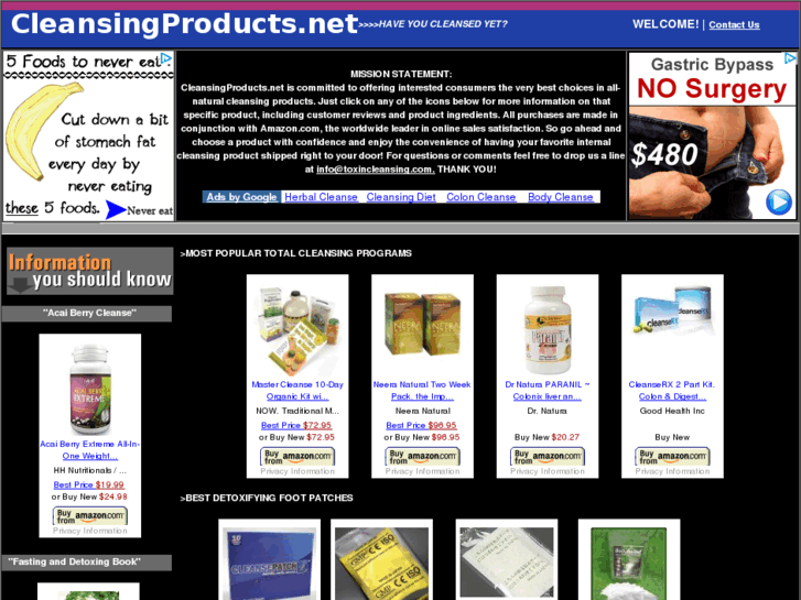 www.cleansingproducts.net