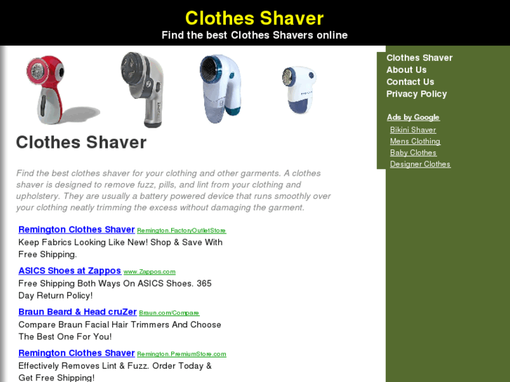 www.clothesshaver.org