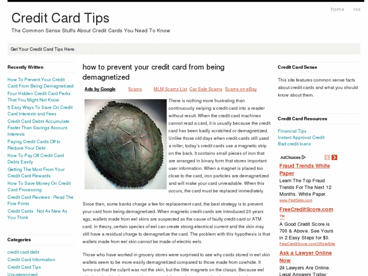 www.creditcardsense.net